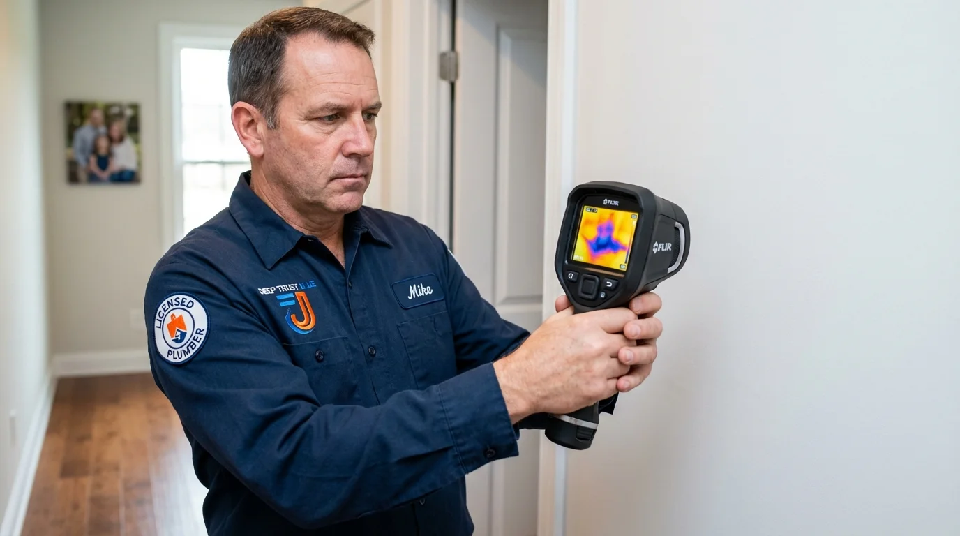 Thermal imaging leak detection by Johns Plumbing LLC in Severn